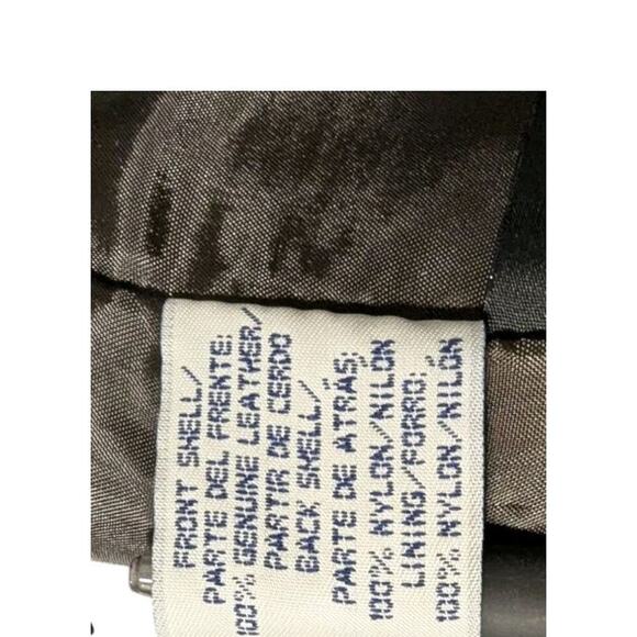 Vintage NOS Dead Stock 90s Arizona Jeans Brown Suede Leather Vest Men’s Large H - Picture 7 of 10